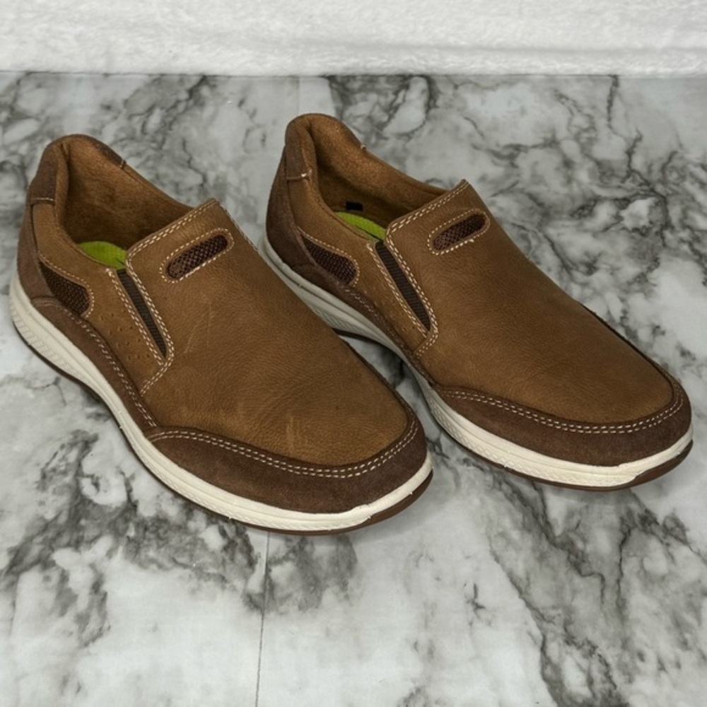 Florsheim Great‎ Lakes Jr. Boys Moc Toe Slip-on Sneakers- Sz 2M